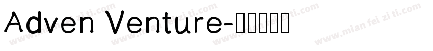 Adven Venture字体转换